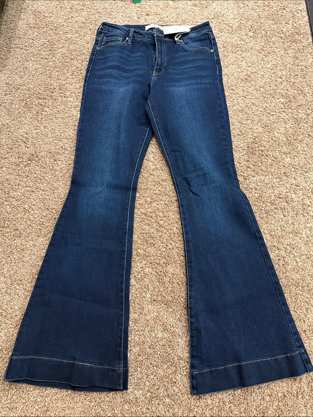 KanCan Dark Blue Flare Jeans